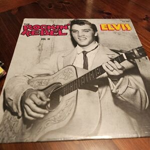 Elvis Presley- Rockin Rebel vinyl record in near mint condition